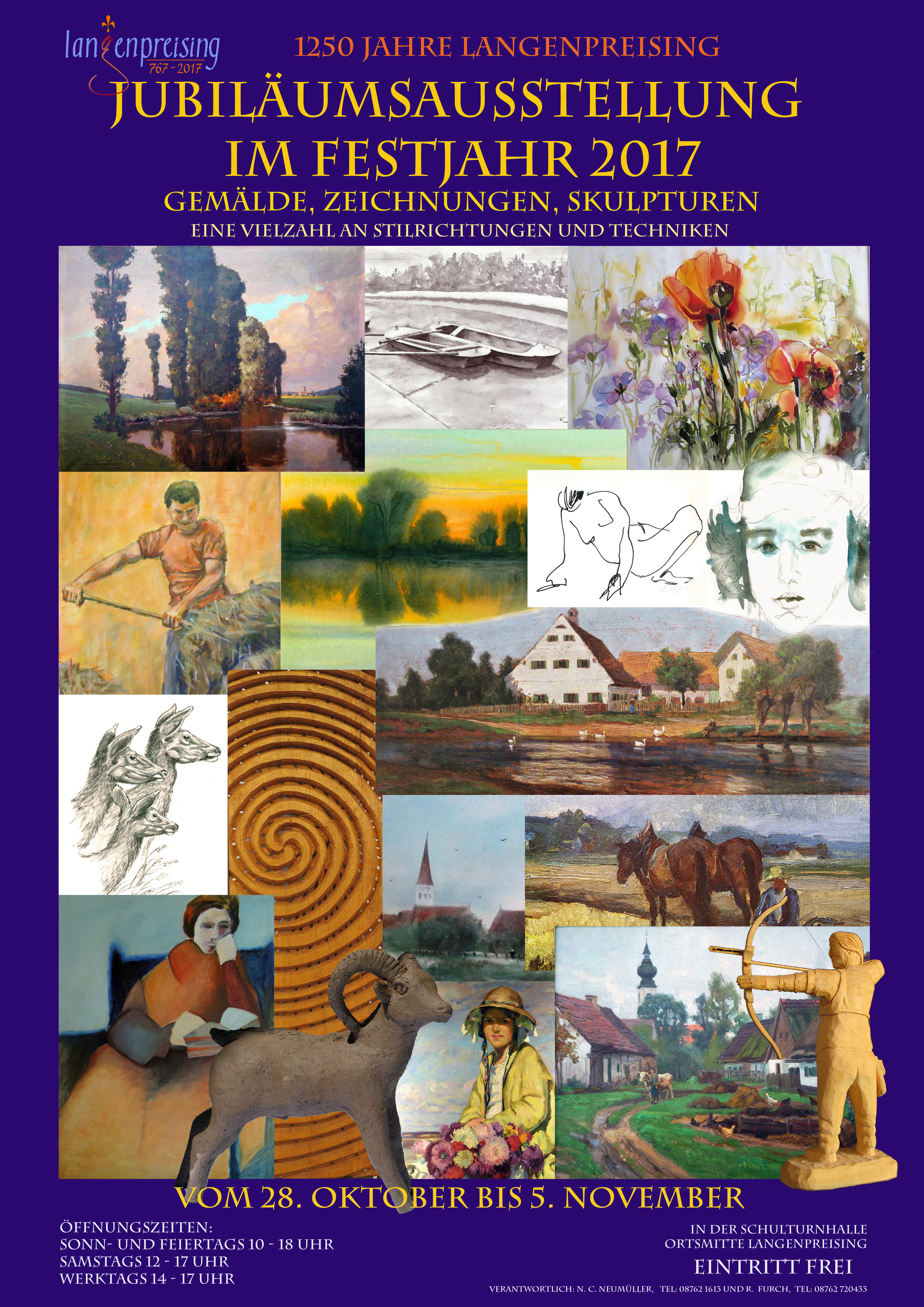 Flyer Jubiläumssaustellung